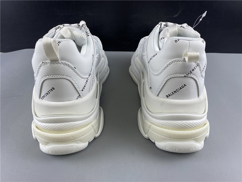 Ba*len*cia*ga triple s sneakers (white with logo) 524039 w06e2 2021