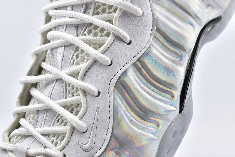 Nike Air Foamposite One Laser Silver White Basketball Shoes AA3963-105