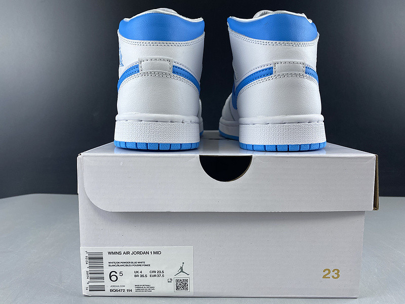 Air Jordan 1 Mid UNC BQ6472-114