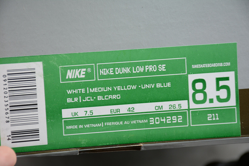 DUNK SB Low PRO Cali 304292-211