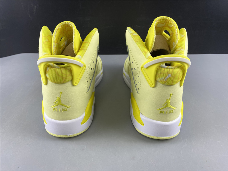 Air Jordan 6 GS Floral Dynamic Yellow 543390-800