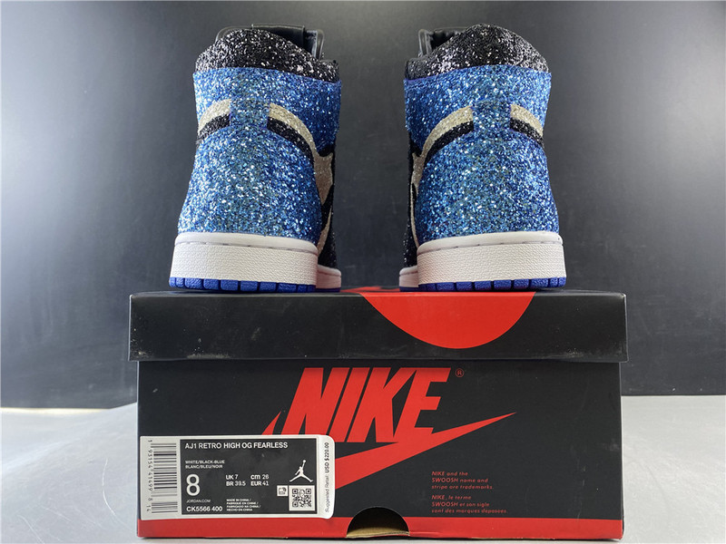 Air Jorden 1 X Fragment Design “Glitter” CK5566-400
