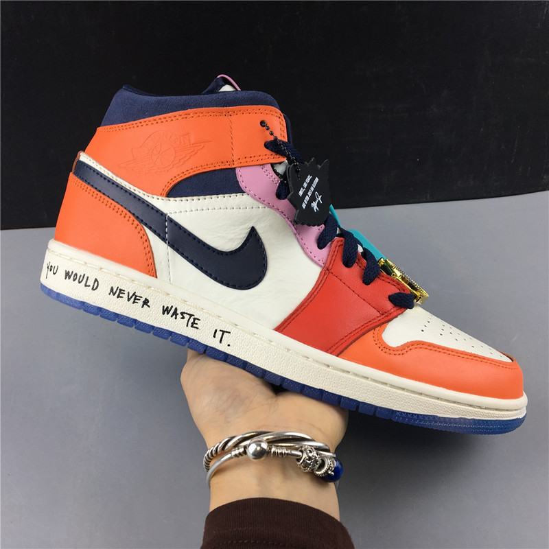 AIR JORDAN 1 MID SE FEARLESS MELODY EHSA CQ7629-100