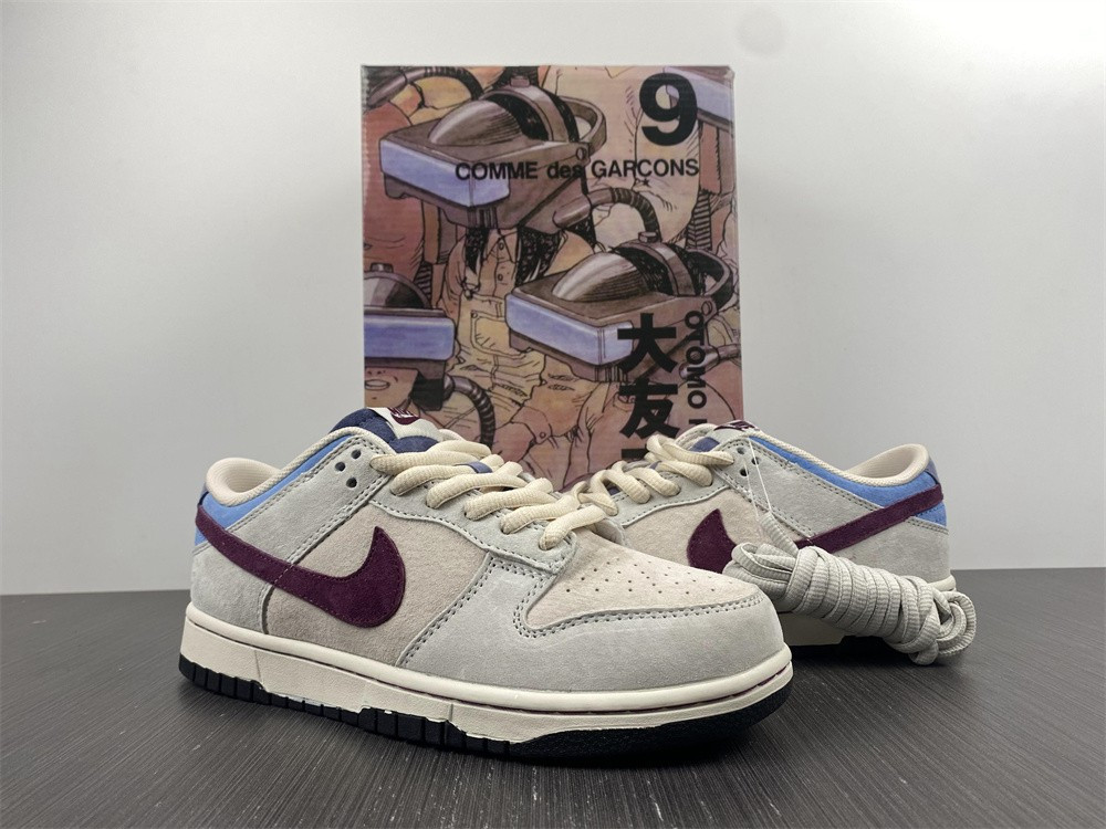 Nike SB Dunk Low Steamboy OST Dark Red Blue LF0039-005