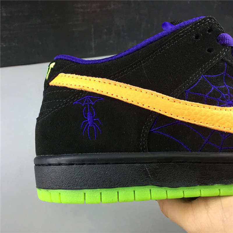 Nike SB Dunk Low Night of Mischief Halloween BQ6817 006( Normal shoe box)