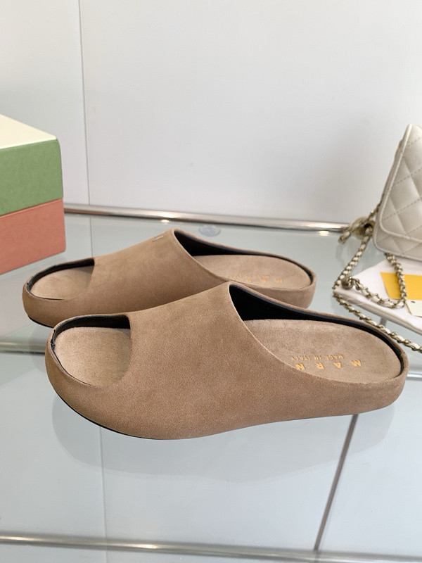 Marni Fusslide Suede Sandals