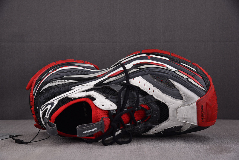 Ba1en*iaga black&red platform sneaker