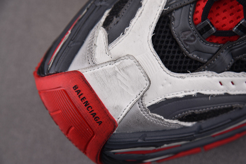 Ba1en*iaga black&red platform sneaker