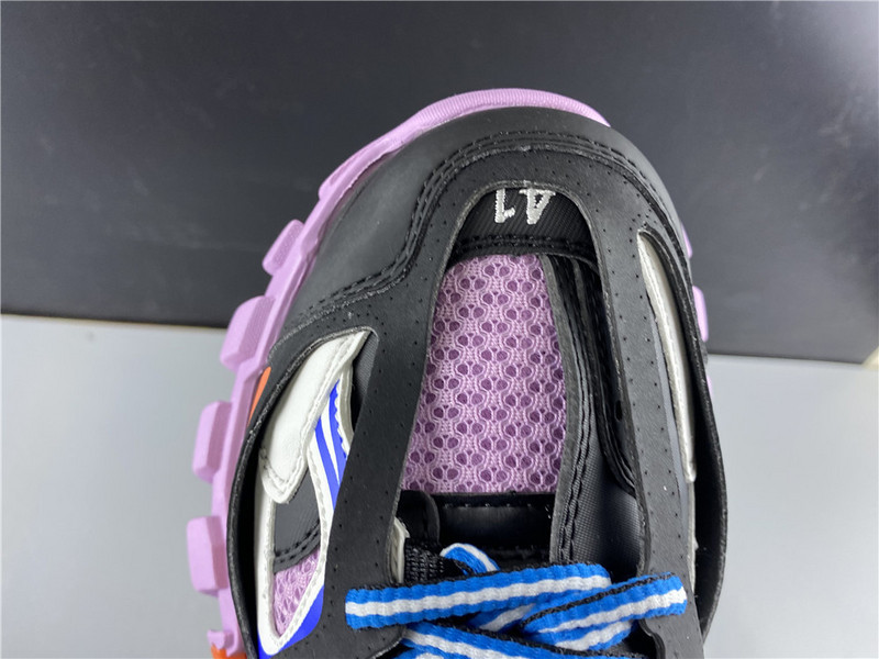 Ba*len*cia*ga tess s. gomma sneakers black pink and orange blue 542023 w1gc1 1054