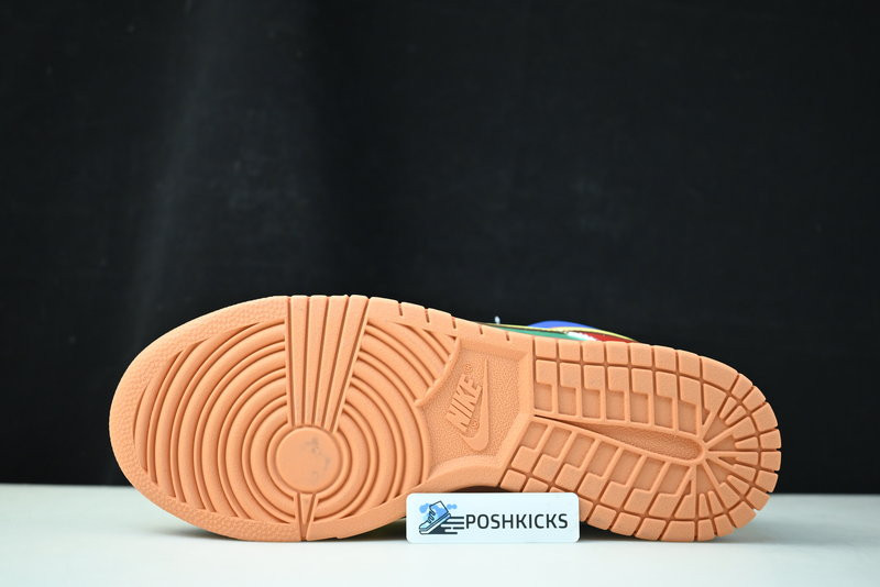 nike dunk low "what the S*per mario" custom dh0952 100