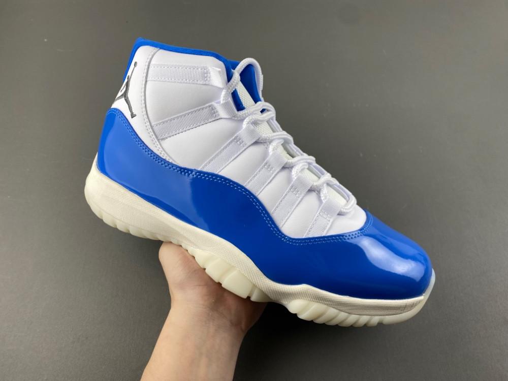 Air Jordan 11 Sail / Sport Royal Colorway IO8959-133