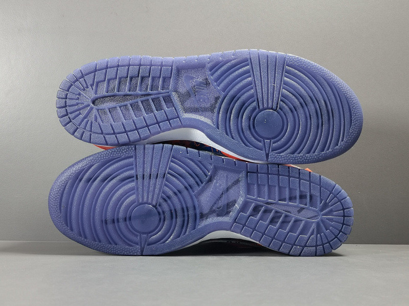 OW X FUTURA X NIKE SB DUNK LOW FLURO ORANGE/BLUE DD0856-801