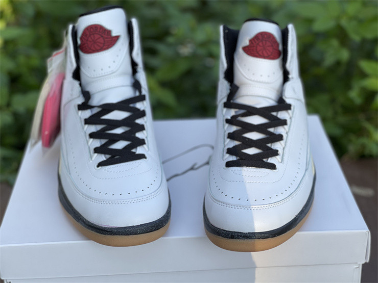 OW X AIR JORDAN 2 HIGH RED DJ4375-101