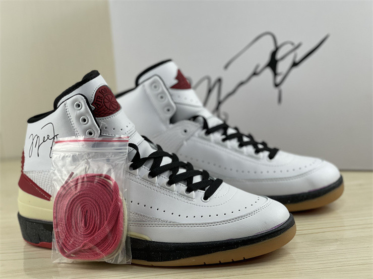 OW X AIR JORDAN 2 HIGH RED DJ4375-101