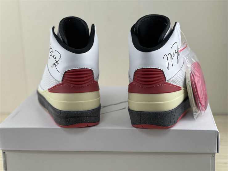 OW X AIR JORDAN 2 HIGH RED DJ4375-101