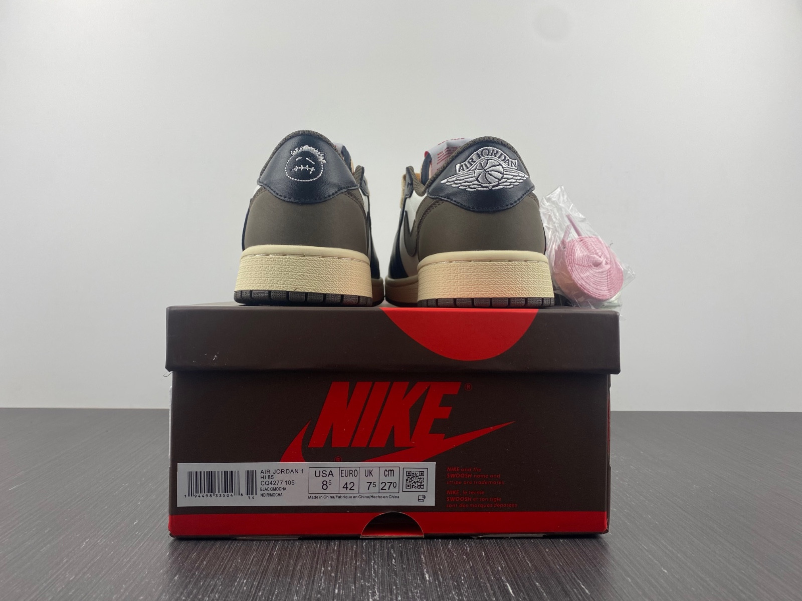 Travis Scott x Air Jordan 1 Low Dark Mocha Black CQ4277-105