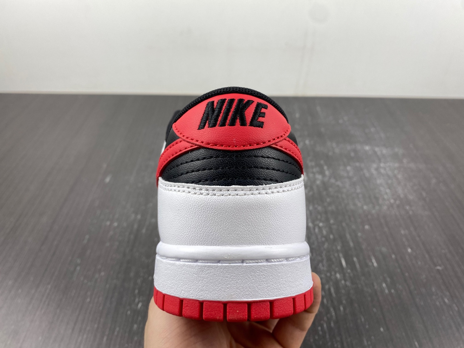 Nike Dunk Low White University Red Black FD9762-061