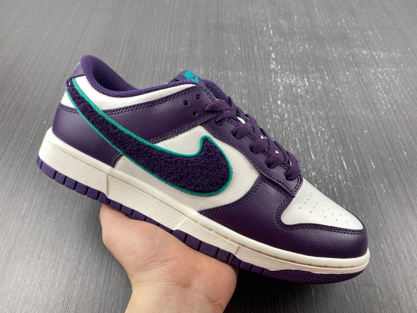 Nike Dunk Low Chenille White Purple DQ7683-100