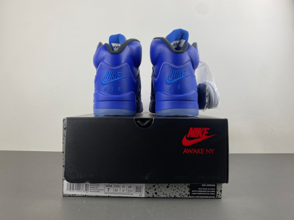 Awake NY x AJ 5 Blueprint Shoes Sneakers – nk0004663