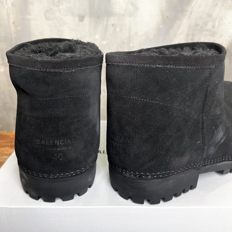 Ba1en*iaga alaska fur bootie in black