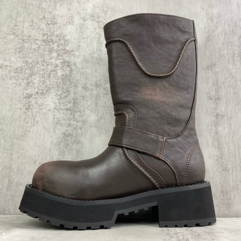 Ba1en*iaga venom leather biker boots