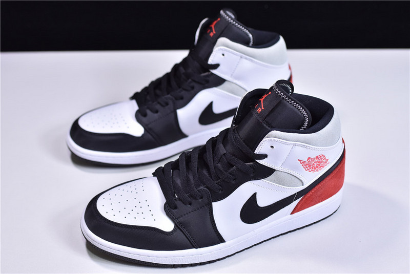 NK Air Jordan 1 Mid SE"Track Red/Union"AJ1 852542-100