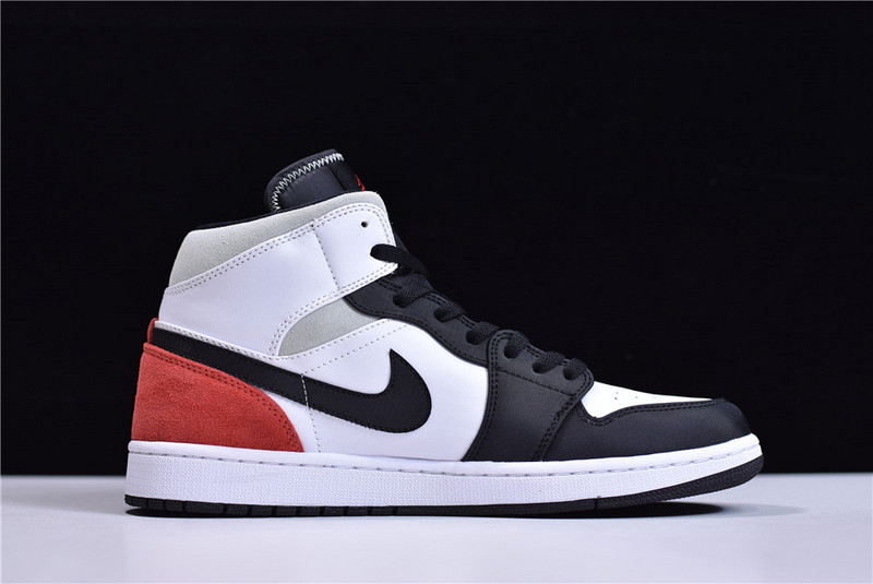 NK Air Jordan 1 Mid SE"Track Red/Union"AJ1 852542-100