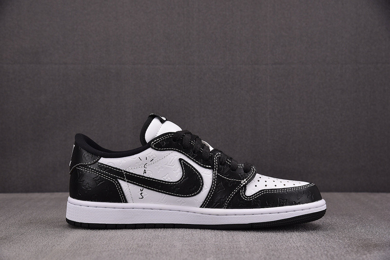 LV x Air Jordan 1 x TS White Black DL2211-001
