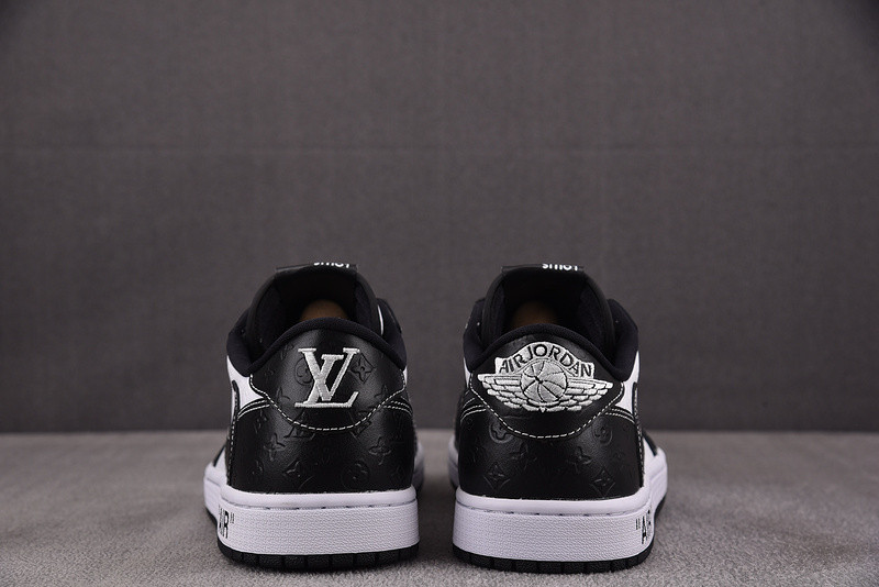 LV x Air Jordan 1 x TS White Black DL2211-001