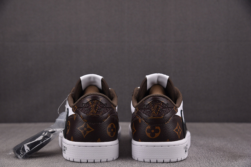 LV x Air Jordan 1 x TS Brown White DL2403-002