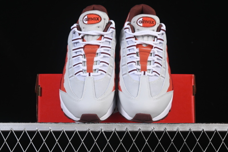 Nike Air Max 95 White Red Burgundy DM0011-005