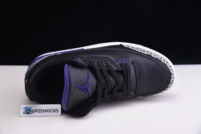 Jordan 3 Retro Black Court Purple CT8532-050