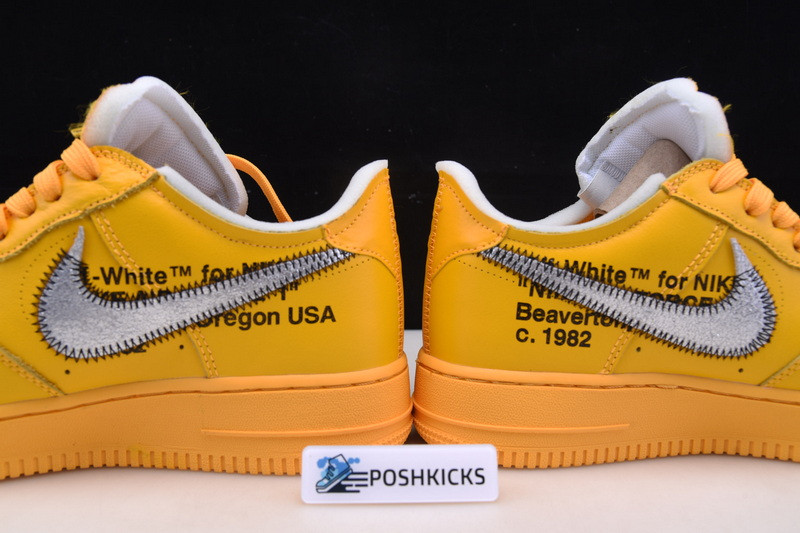 NIKE OW X AIR FORCE 1 LOW UNIVERSITY GOLD DD1876-700