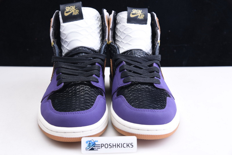 KOBE BRYANT X AIR JORDAN 1 HIGH OG BLACK-PURPLE 555088-171