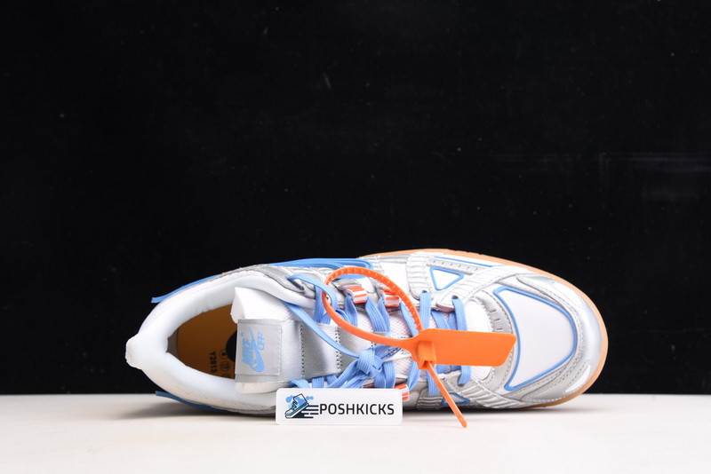 OW x Nike Air Rubber Dunk “University Blue ”CU6015-700