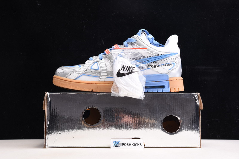 OW x Nike Air Rubber Dunk “University Blue ”CU6015-700