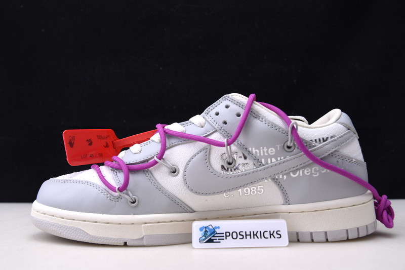 NIKE DUNK LOW OW LOT 45 OF 50 DM1602-101