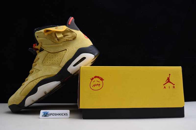 Air Jordan 6 Travis Scott Wheat Yellow CN1084-300