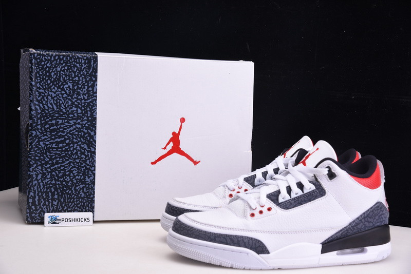 Jordan 3 Retro SE Fire Red Denim (2020) CZ6431-100