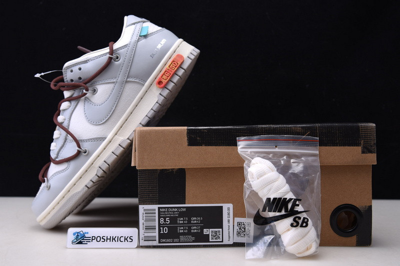 NIKE DUNK LOW OW LOT 46 OF 50 DM1602-102