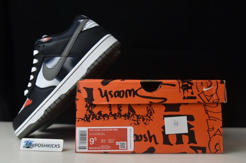 Nike Dunk Low Graffiti Black Red DM0108-001
