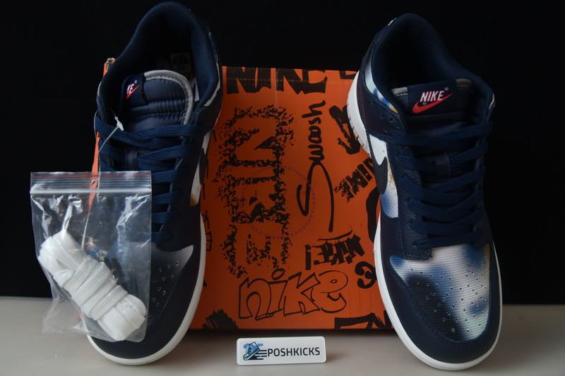 Nike Dunk Low Graffiti Navy DM0108-400