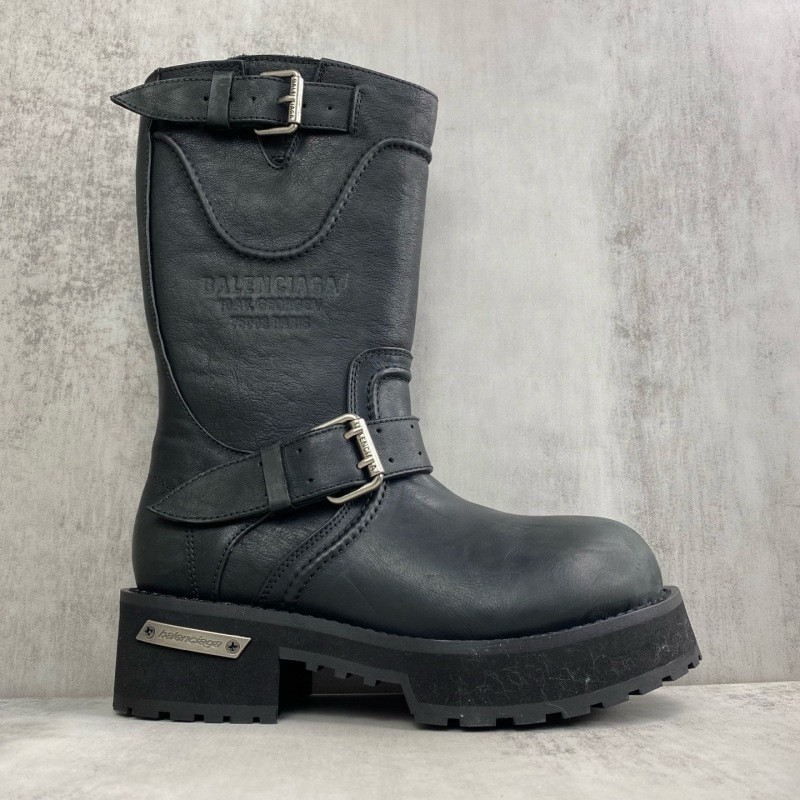Ba1en*iaga venom leather biker boots