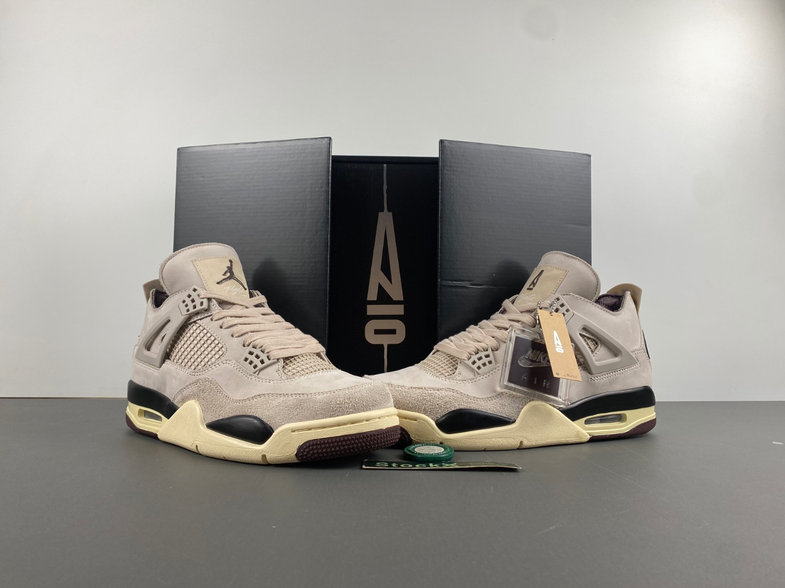 A Ma Maniere x Air Jordan 4 Fossil Stone FZ4810-200