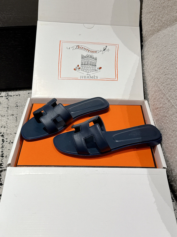H*rmes Sandals (DARK BLUE)