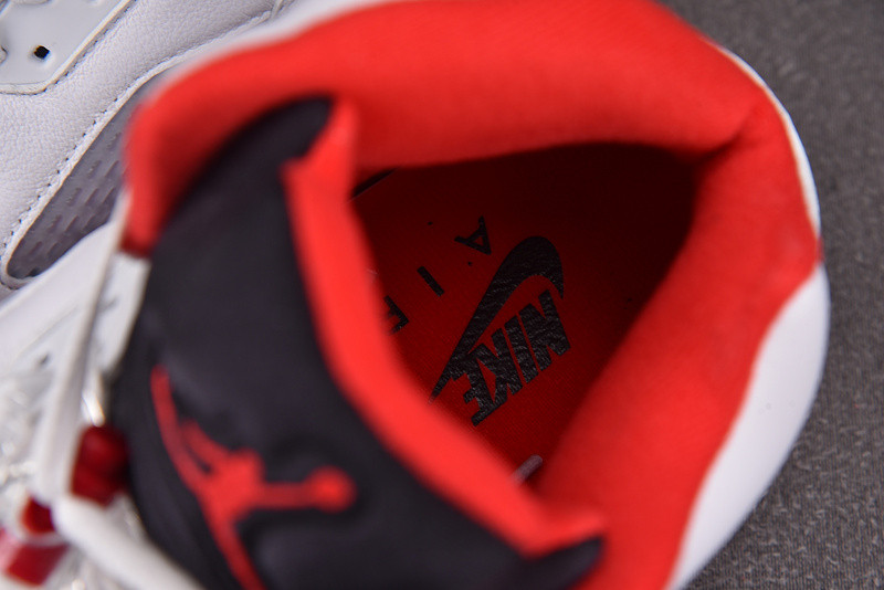 Air Jordan 5 Fire Red Black Tongue 2025 HQ7978-101