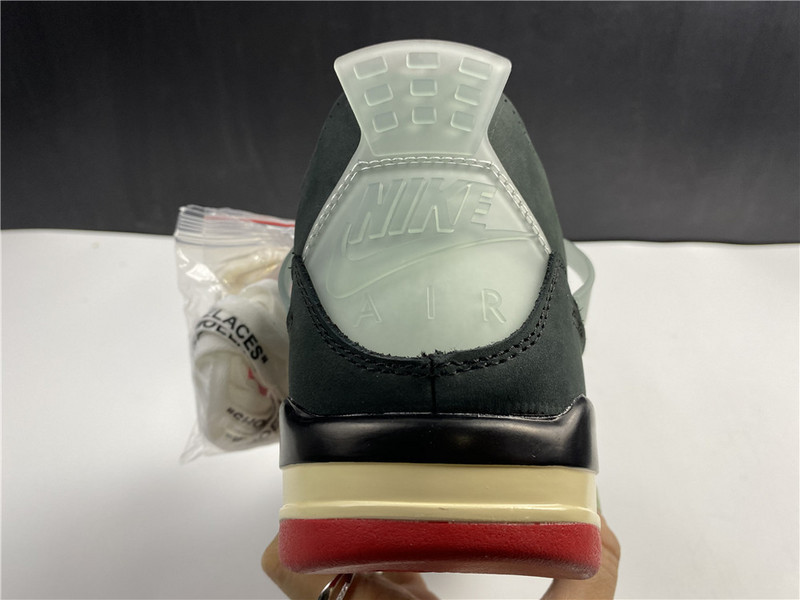 OW X AIR JORDAN 4 “BRED” CV9388-001