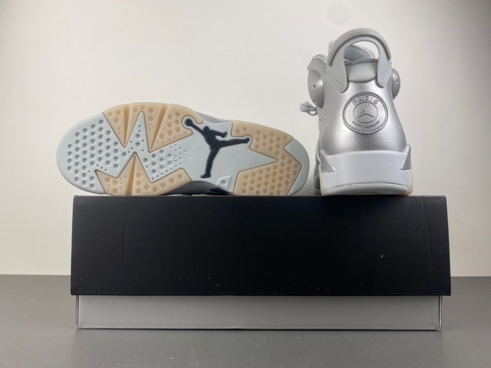 PSG x Air Jordan 6 "Metallic Silver" IQ5135-001