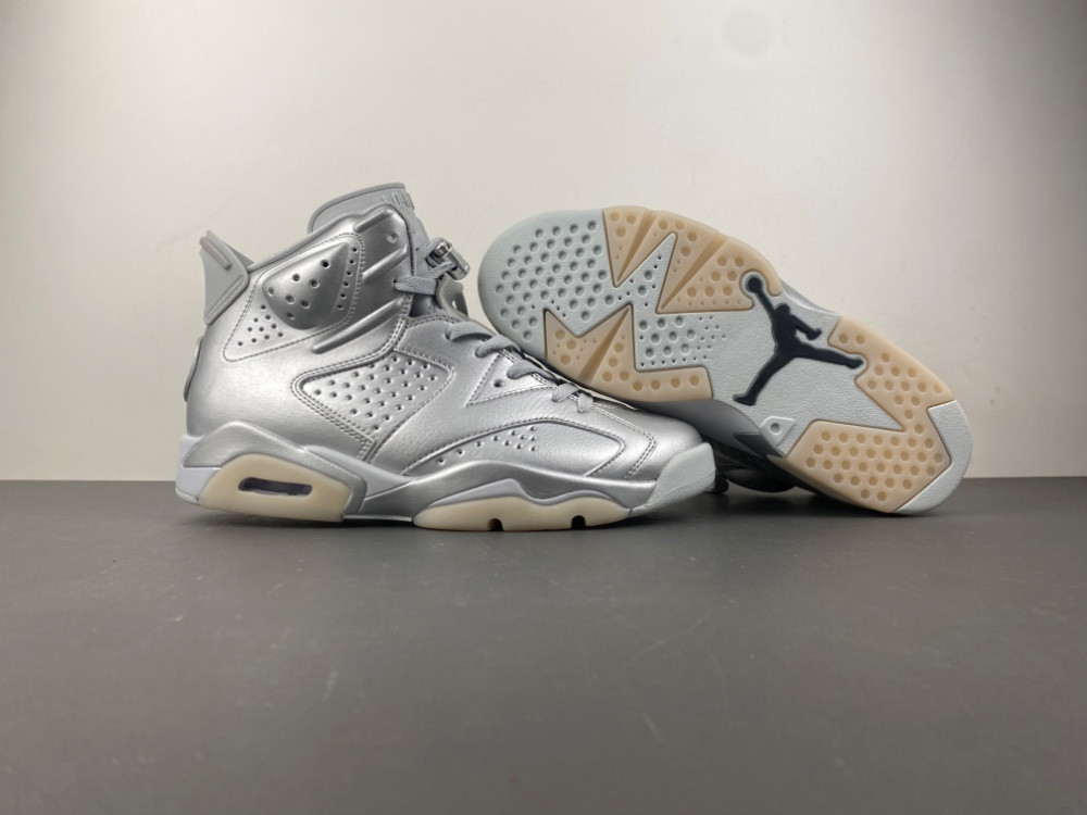 PSG x Air Jordan 6 "Metallic Silver" IQ5135-001