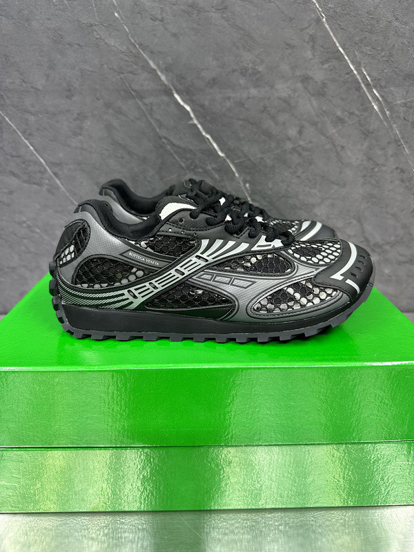 Bo*te*ga ve*ne*ta low-top orbit sneakers in black